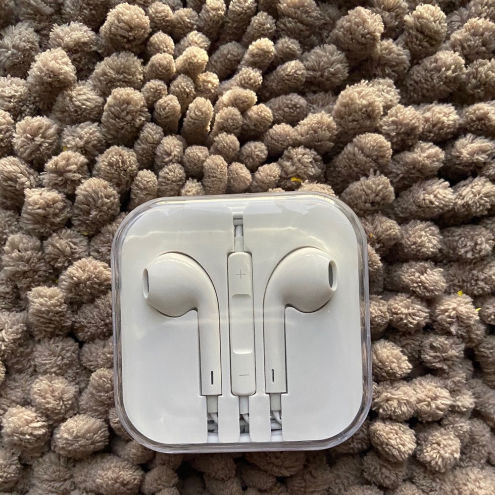 White headphones